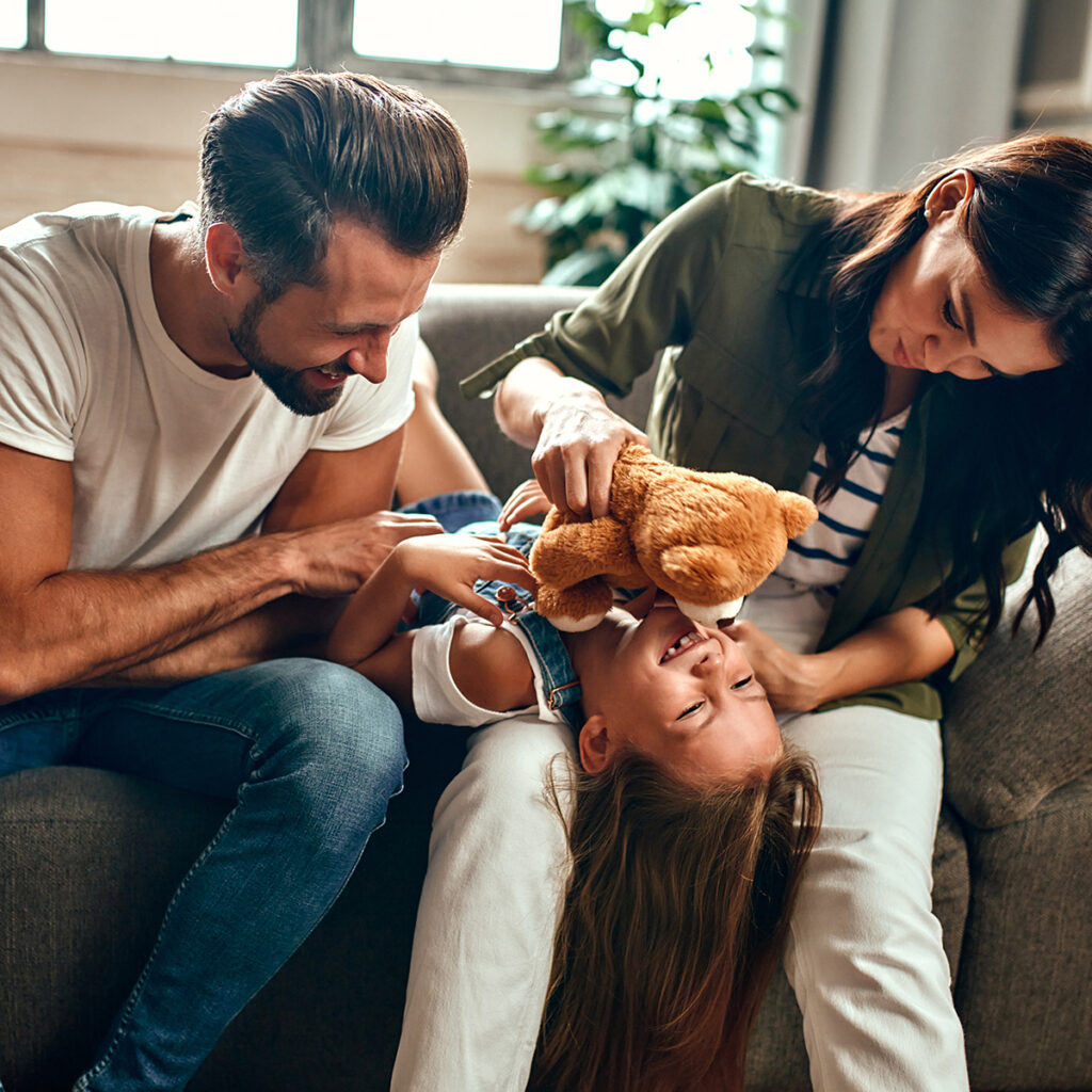 Family at home after a successful closing